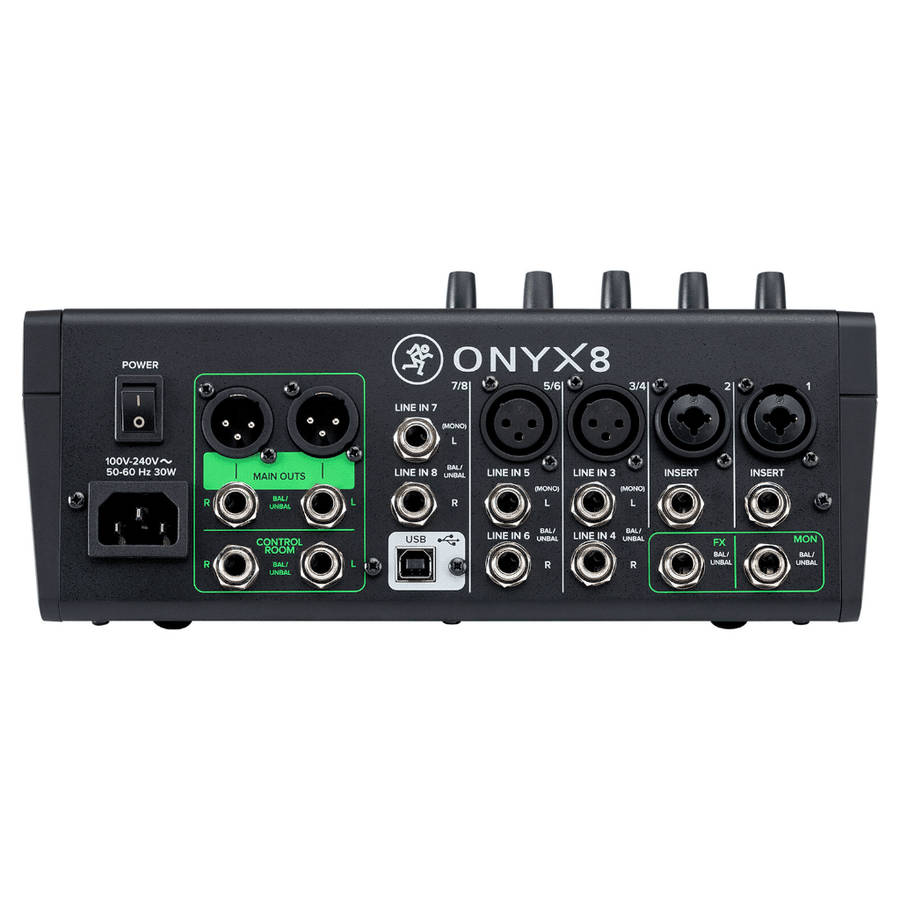 Mackie Onyx8 8-channel Analog Mixer with Multi-Track USB