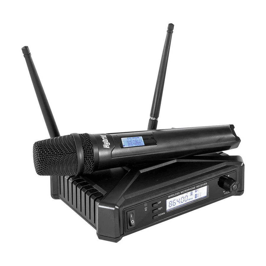 Hybrid U-SV B Hand Held Wireless Microphone System