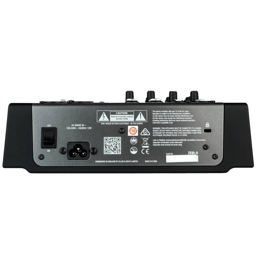 Allen &amp; Heath ZEDi-8 8-channel Mixer with USB Audio Interface