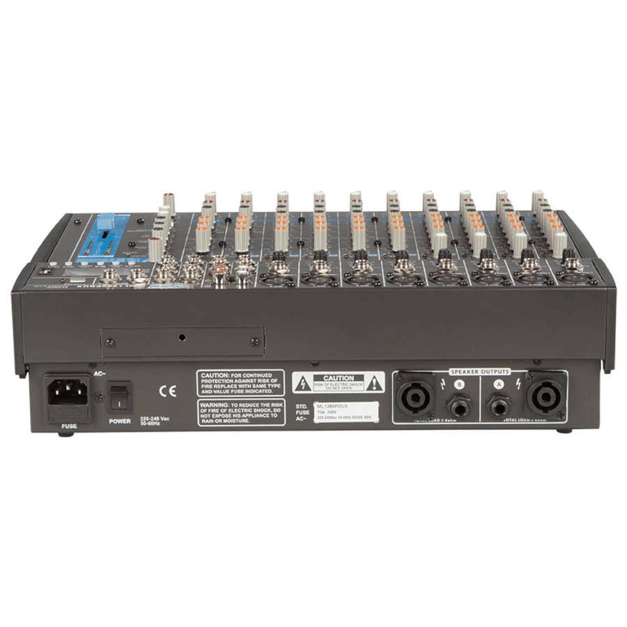 Hybrid ML1260PDUX Powered Mixer With USB