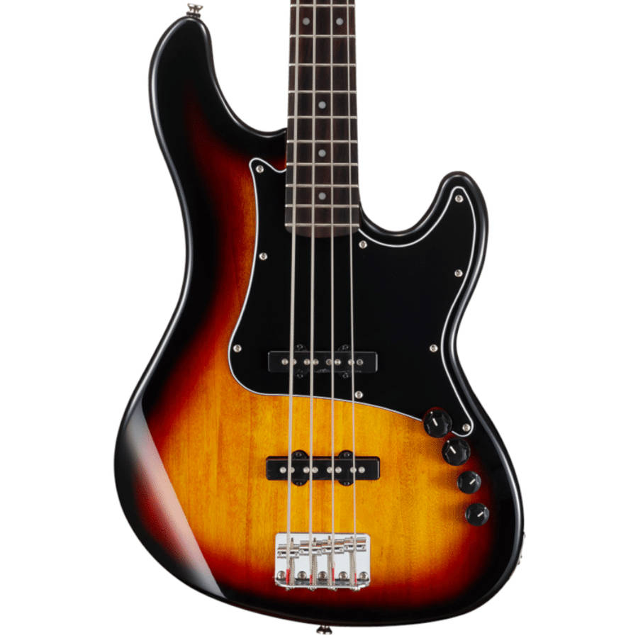 Cort GB34JJ 4-String Bass Guitar - 3-Tone Sunburst