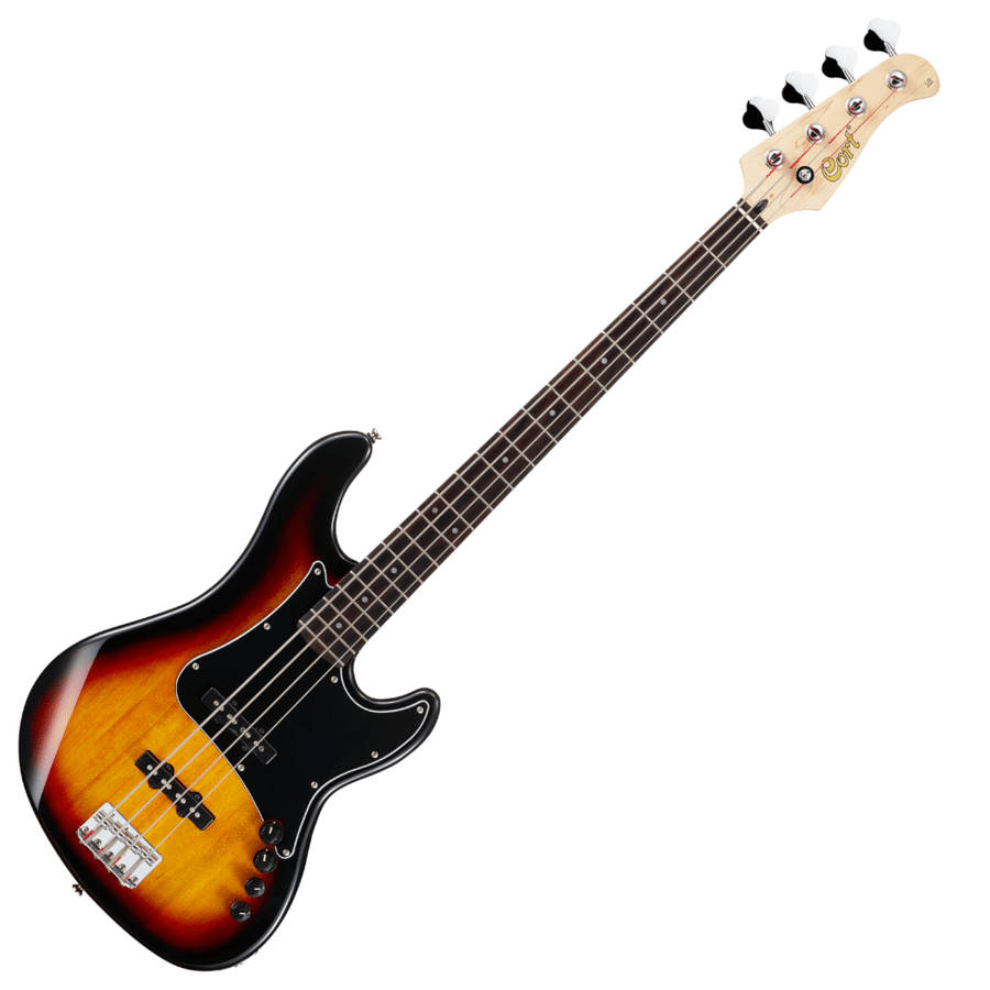Cort GB34JJ 4-String Bass Guitar - 3-Tone Sunburst