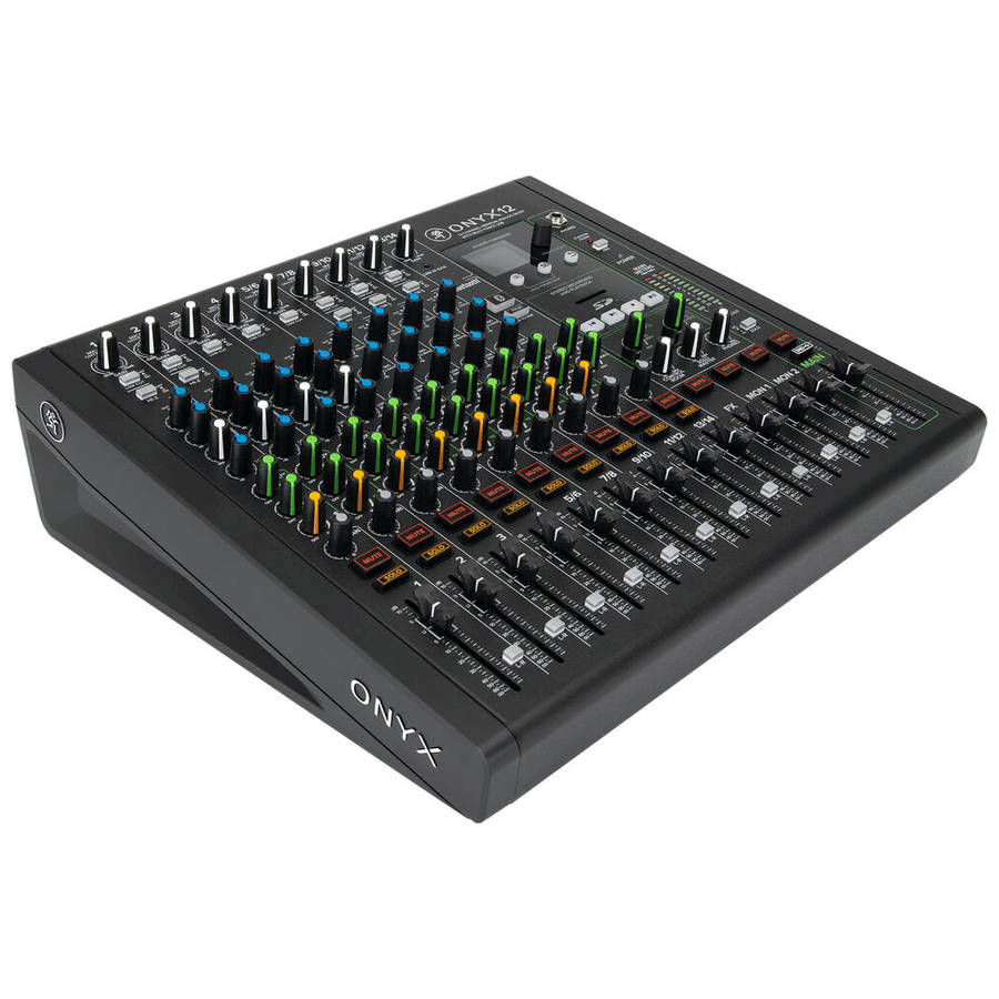 Mackie Onyx12 12-Channel Premium Analog Mixer with Multitrack USB
