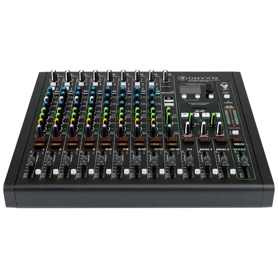 Mackie Onyx12 12-Channel Premium Analog Mixer with Multitrack USB