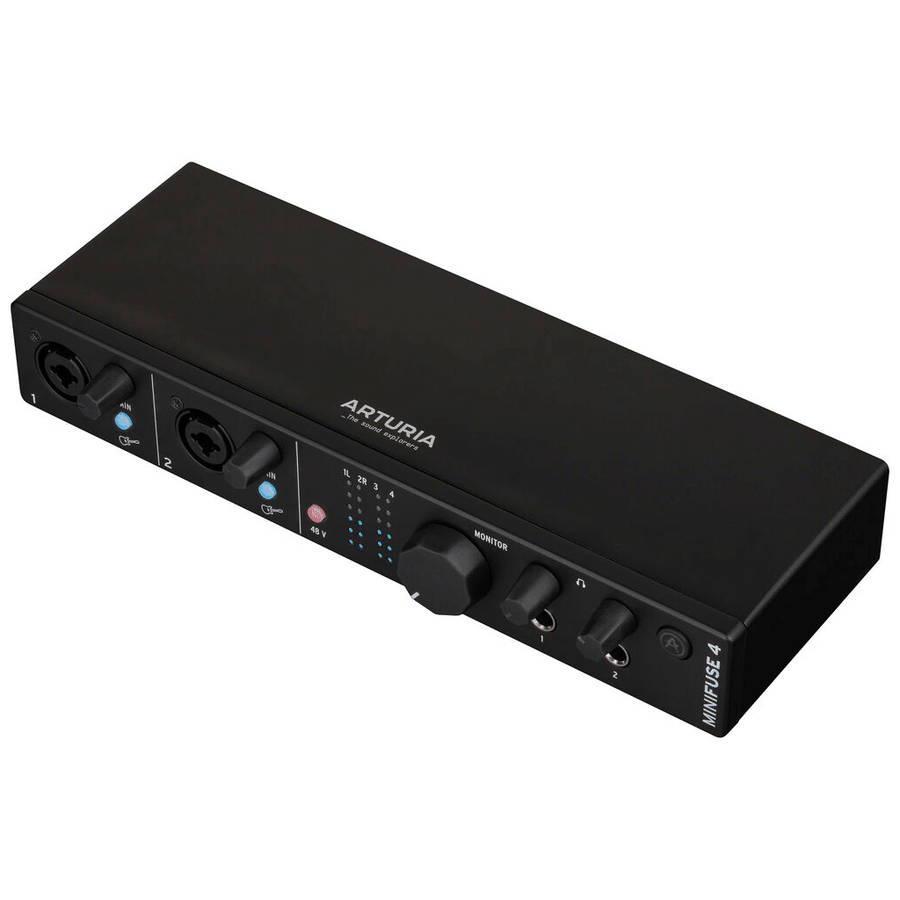 Arturia MiniFuse 4 USB-C Audio Interface  Black