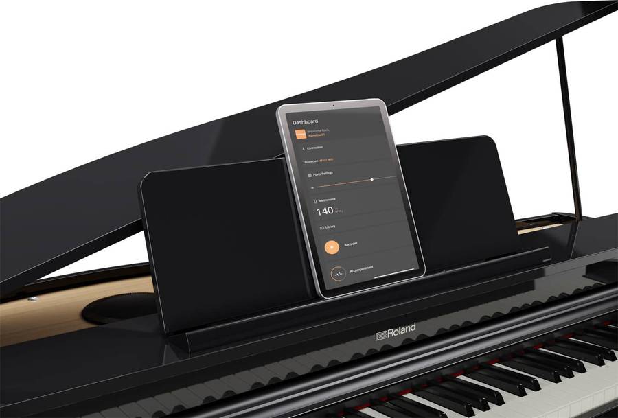 Roland GP-3 Digital Grand Piano - Polished Ebony