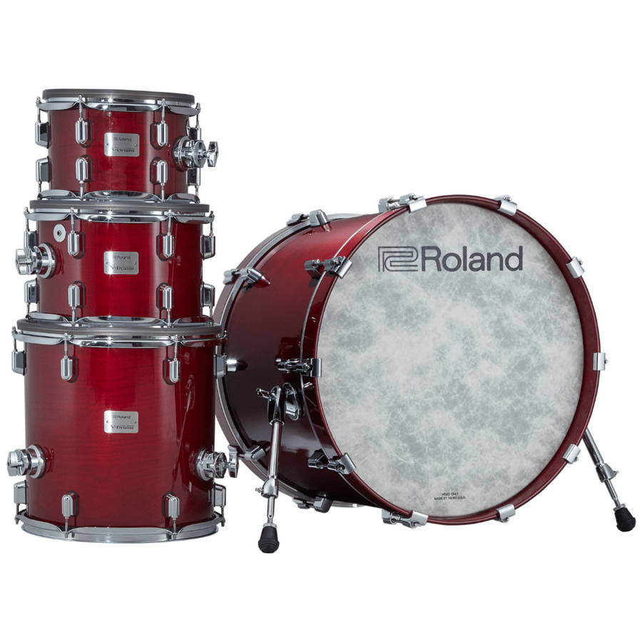 Roland V-Drums Acoustic Design VAD706 Electronic Drum Set - Gloss Cherry (Open Box)