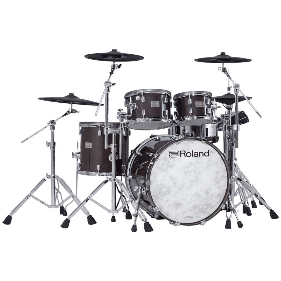 Roland V-Drums Acoustic Design VAD706 Electronic Drum Set - Gloss Ebony (Open Box)
