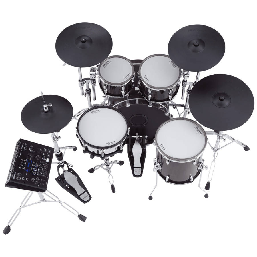 Roland V-Drums Acoustic Design VAD706 Electronic Drum Set - Gloss Ebony (Open Box)