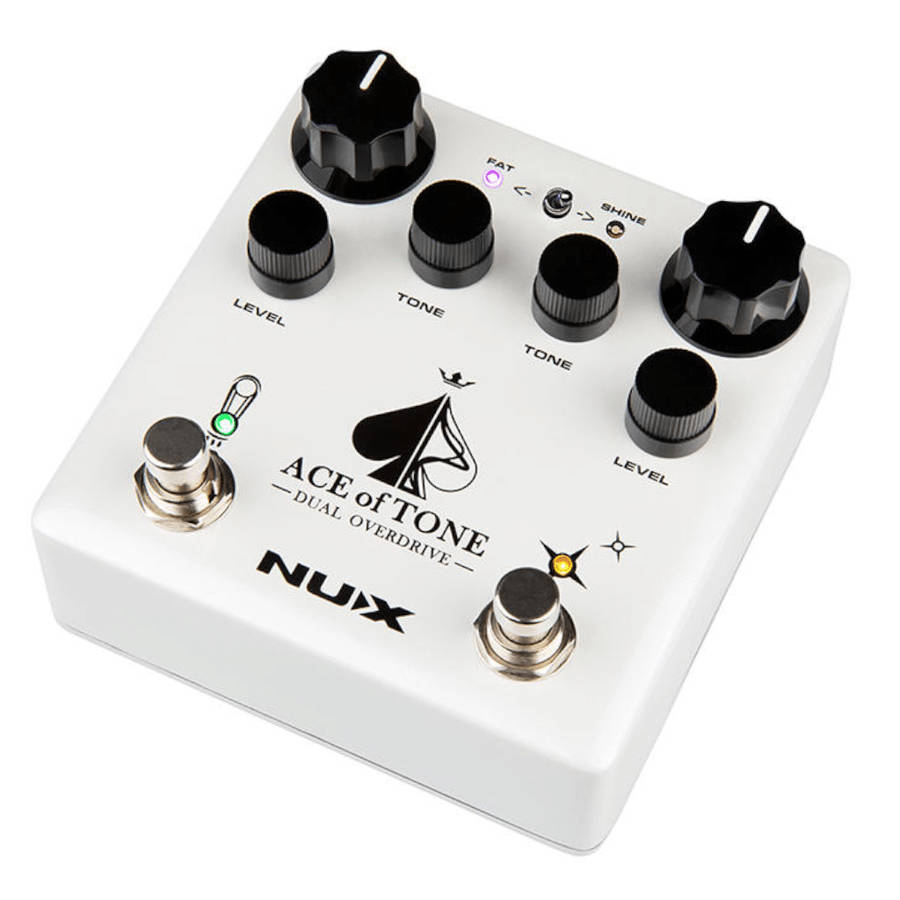 NUX Ace of Tone Dual Overdrive Effects Pedal