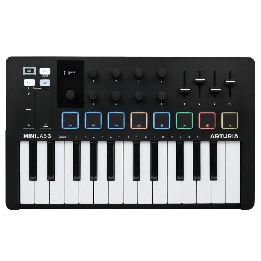 Arturia MiniLab 3 25 Slim-key Controller - Black