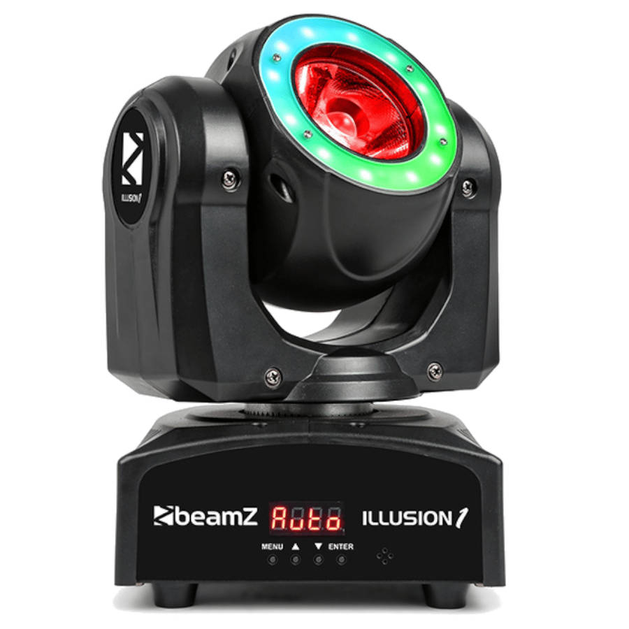 Beamz Illusion 1 Moving Head LED Beam With LED Ring