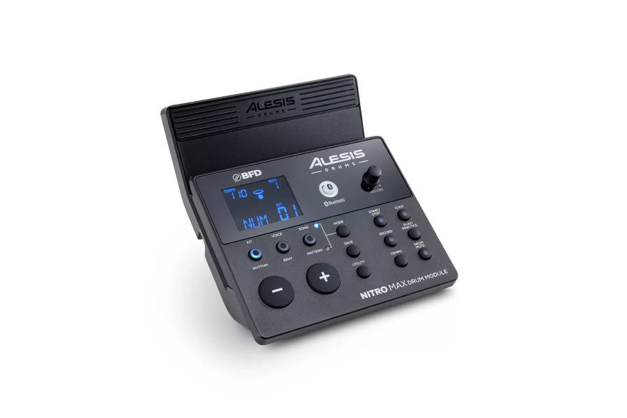 Alesis Nitro Max Electronic Drum Kit - 8-piece with Mesh Heads and Bluetooth
