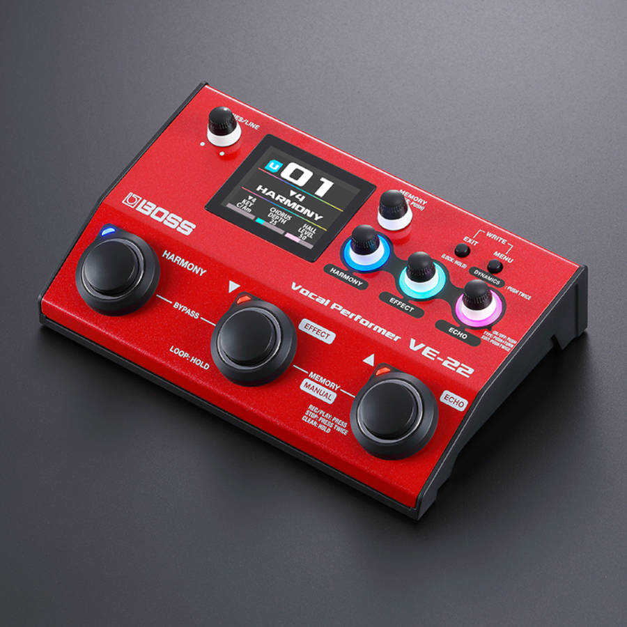 Boss VE-22 Vocal Effects and Looper Pedal