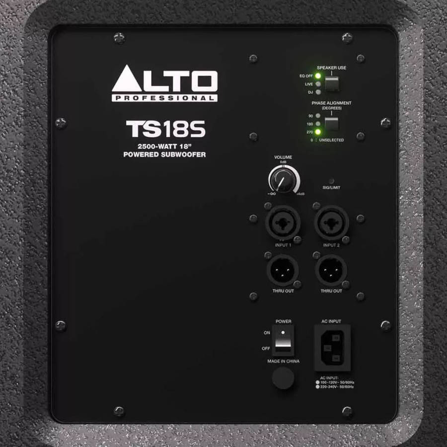 Alto TS18S 2500-Watt Powered Subwoofer with 18" Driver