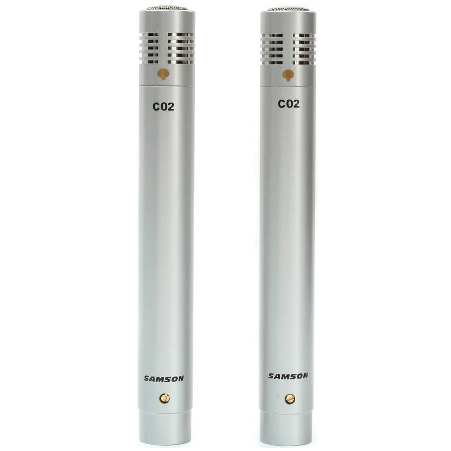 Samson C02 Small-diaphragm Condenser Microphone - Stereo Pair