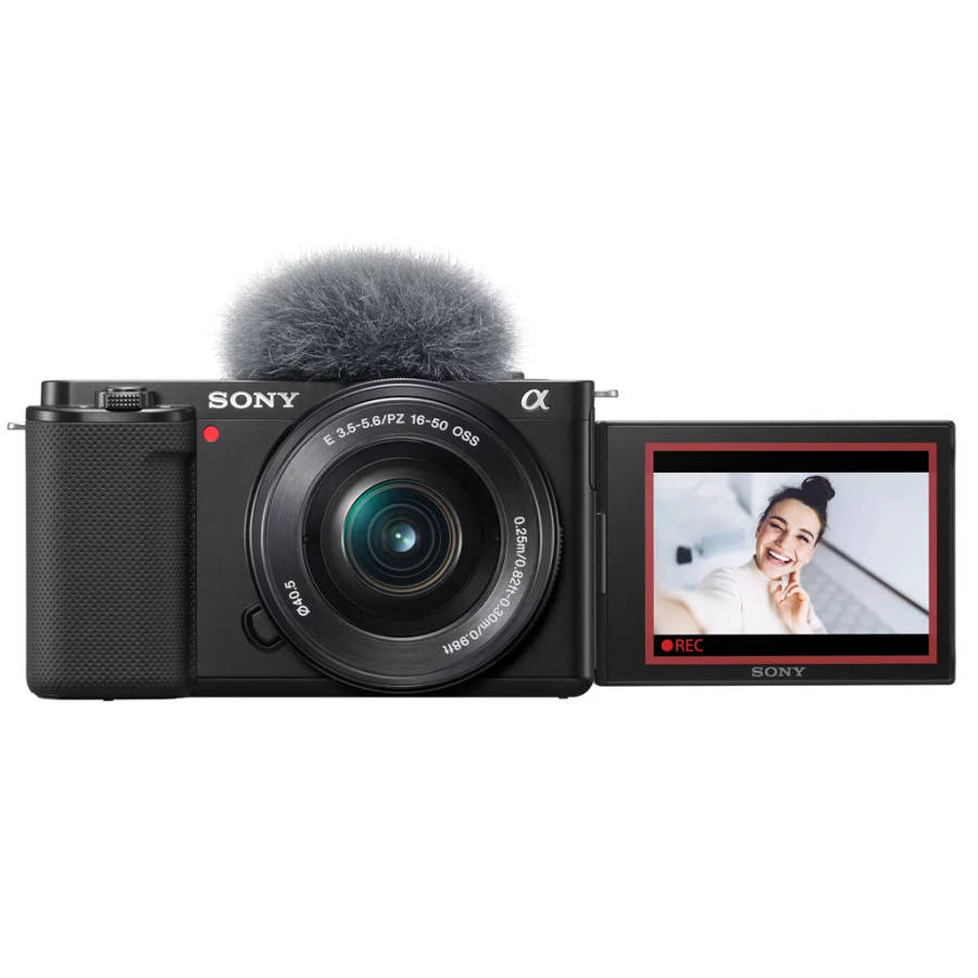 Sony ZV-E10 Interchangeable-Lens Camera for Vlogging with 16-50mm Lens