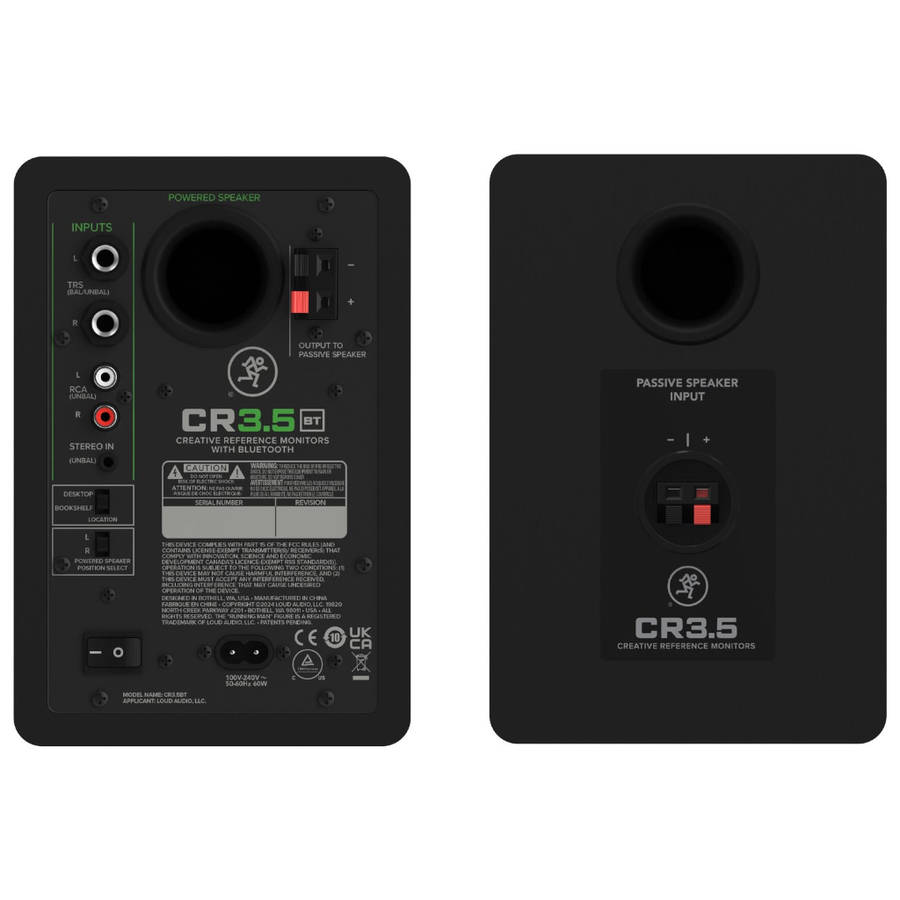 Mackie CR3.5BT 3.5-inch Powered Bluetooth Studio Monitors