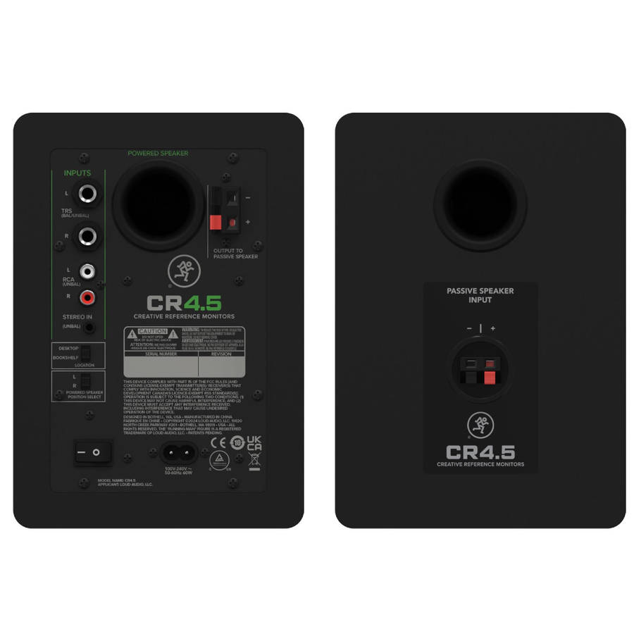 Mackie CR4.5 4.5-inch Powered Studio Monitors