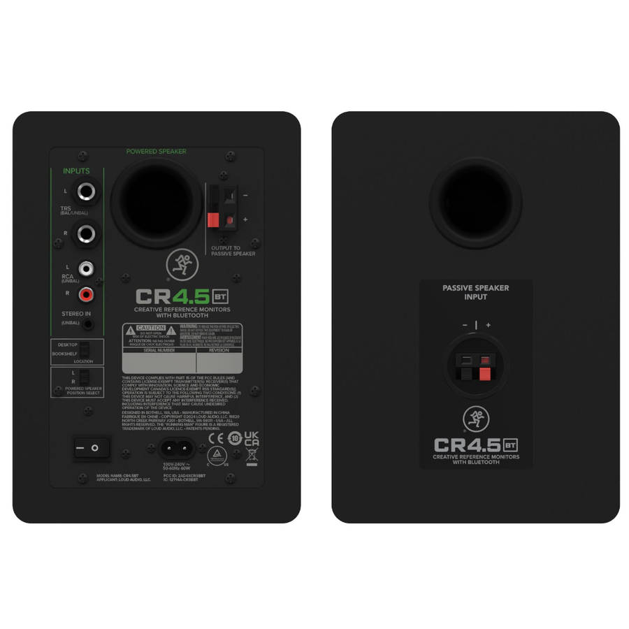 Mackie CR4.5BT 4.5-inch Powered Bluetooth Studio Monitors