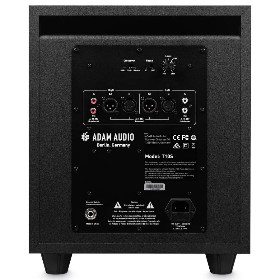 ADAM Audio T10S 10 inch Powered Studio Subwoofer