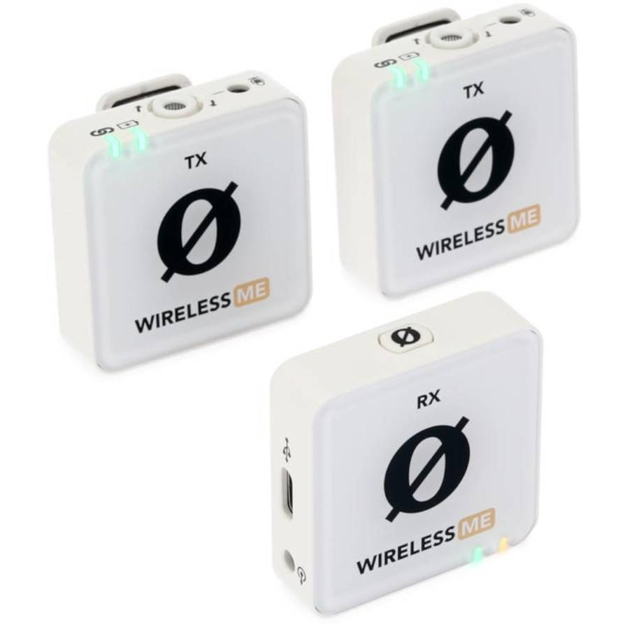 Rode Wireless ME Dual Clip-on Microphone System - White