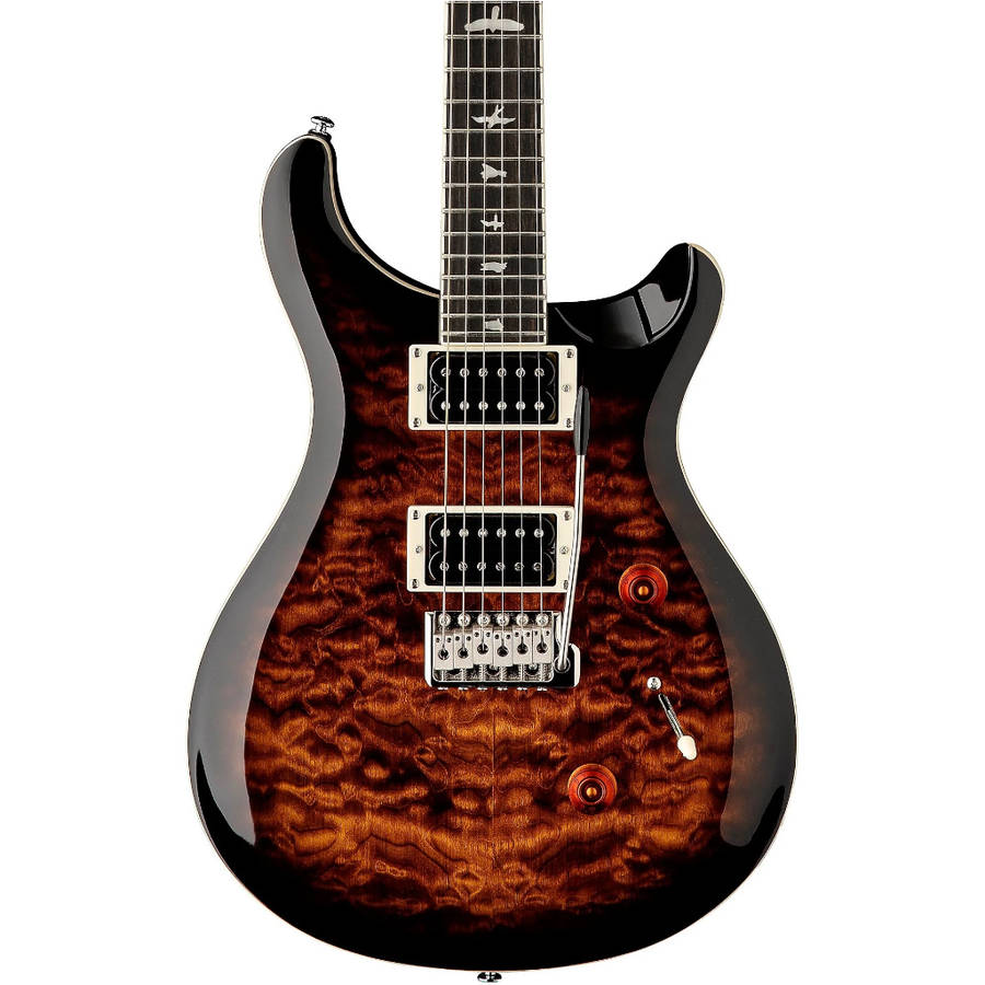 PRS SE Custom 24 Quilt Electric Guitar - Black Gold Burst