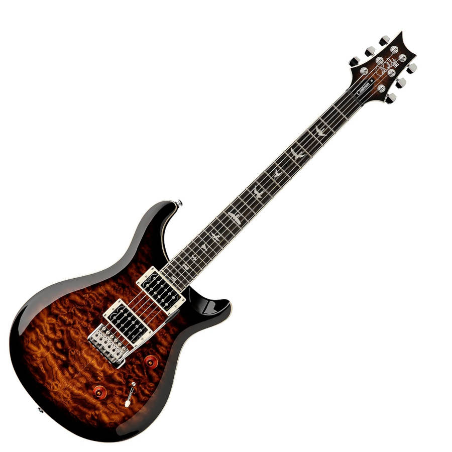 PRS SE Custom 24 Quilt Electric Guitar - Black Gold Burst