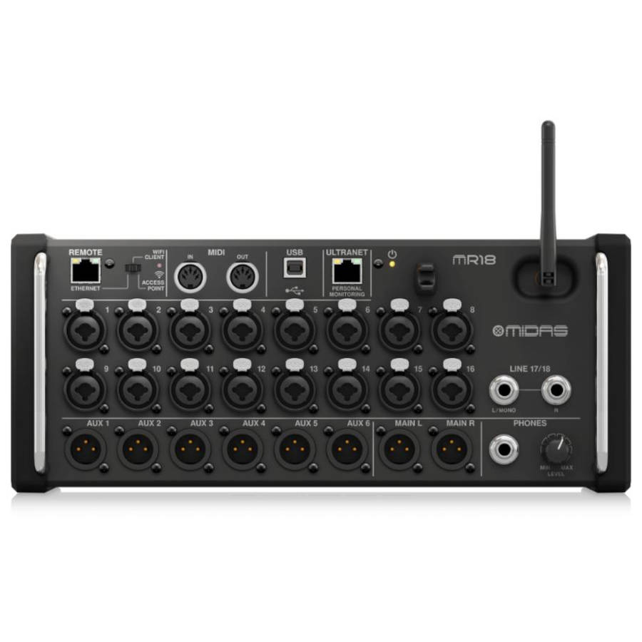 Midas MR18 18-channel Tablet-controlled Digital Mixer