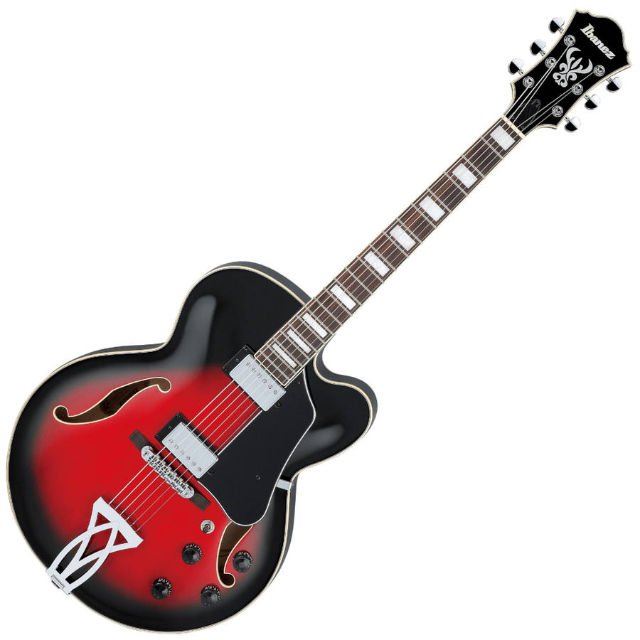 Ibanez Artcore AF75 Hollowbody Electric Guitar - Transparent Red Sunburst