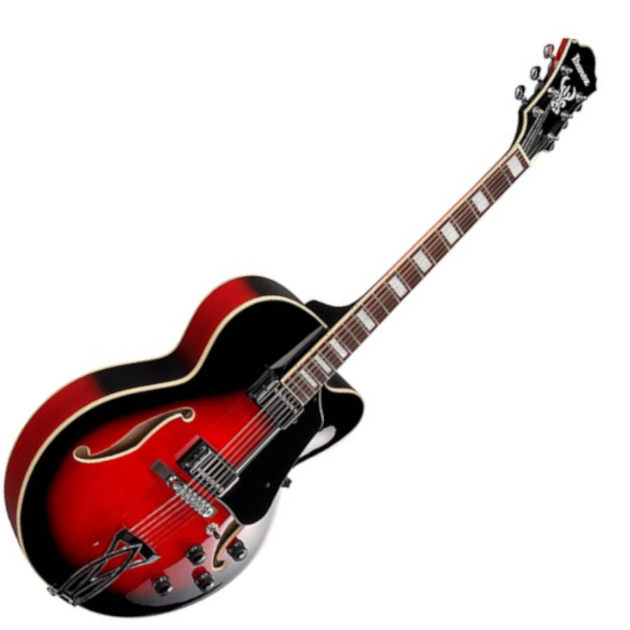 Ibanez Artcore AF75 Hollowbody Electric Guitar - Transparent Red Sunburst