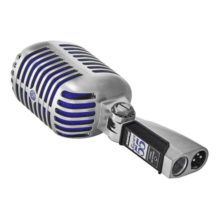 Shure Super 55 Deluxe Supercardioid Dynamic Vocal Microphone