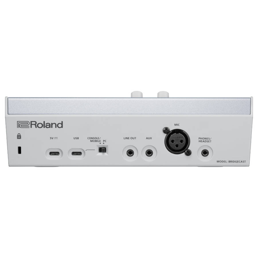 Roland Bridge Cast Dual-Bus Gaming Audio Mixer - Ice White