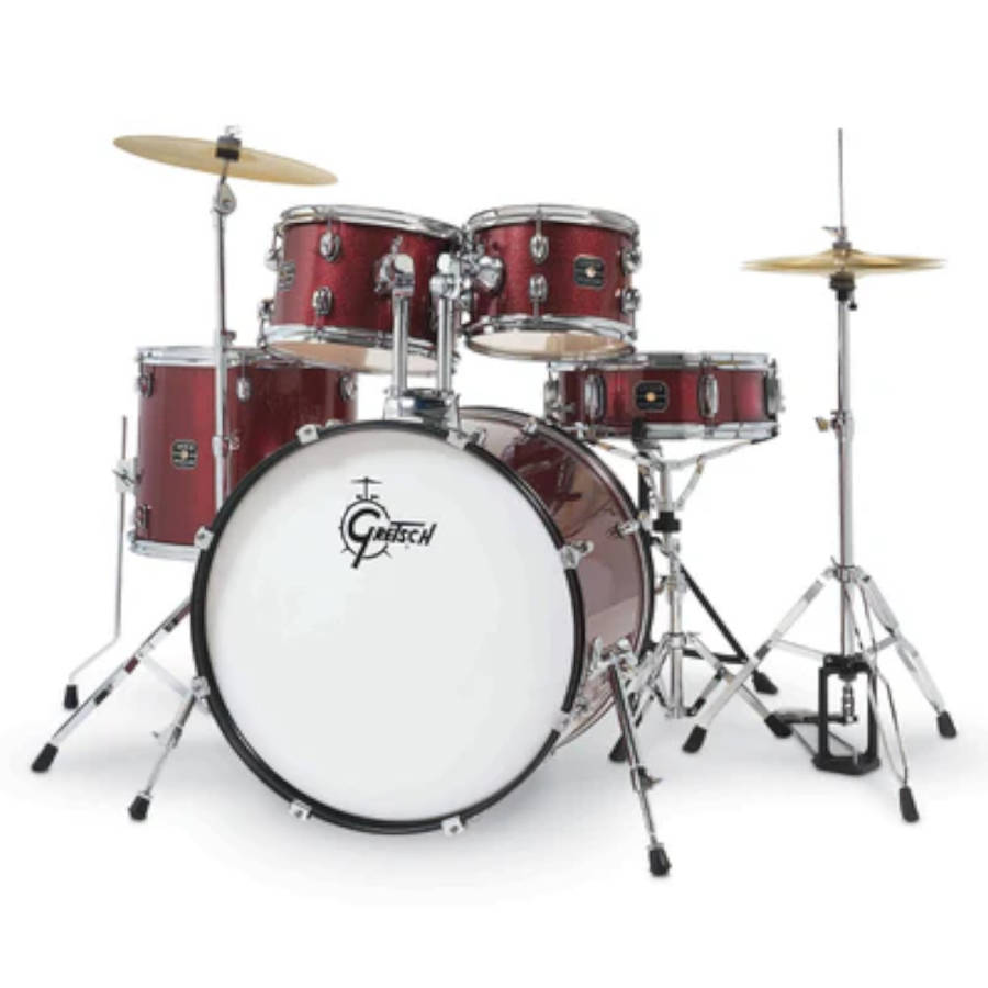 Gretsch RG-E625 Renegade  5 Piece Shell Pack with Hardware and Cymbals - Ruby Sparkle