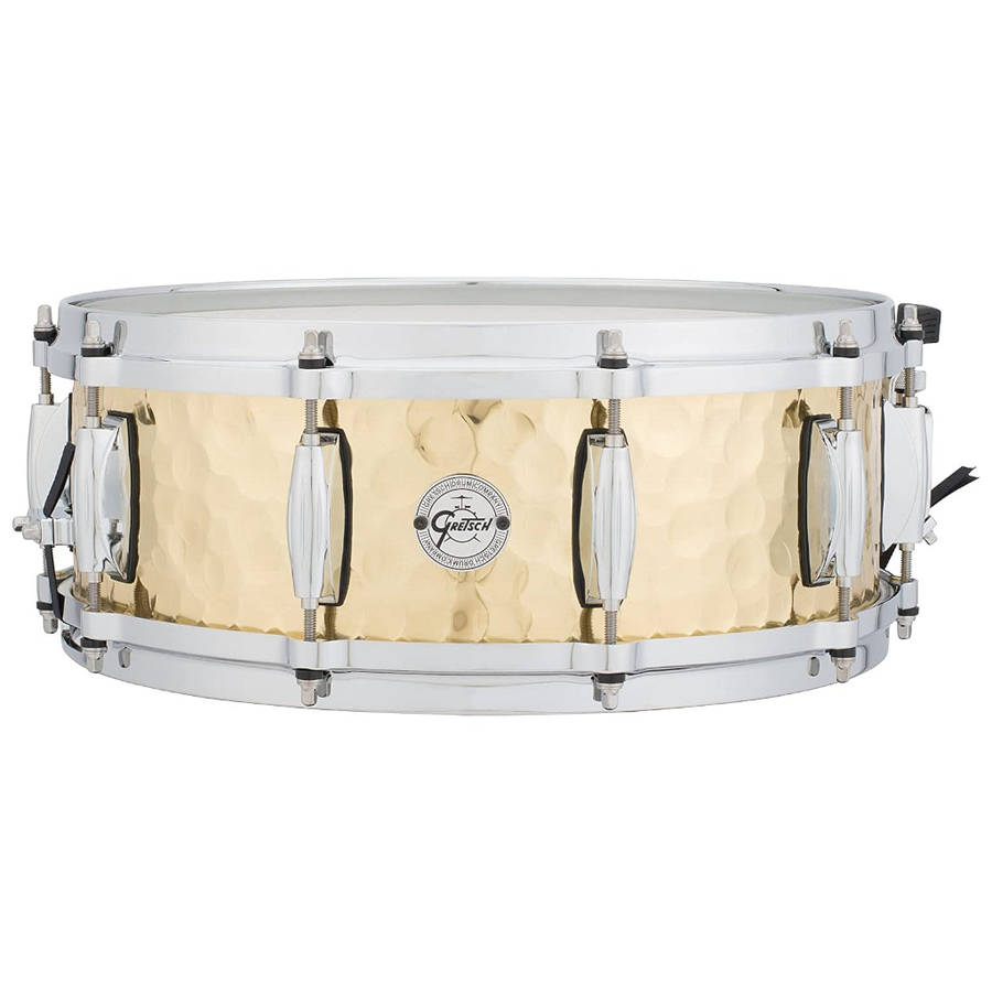 Gretsch Silver Series S10514BRH Hammered Brass 14×5 Snare Drum