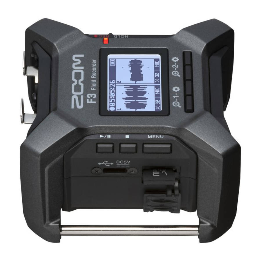 Zoom F3 2-input Field Recorder