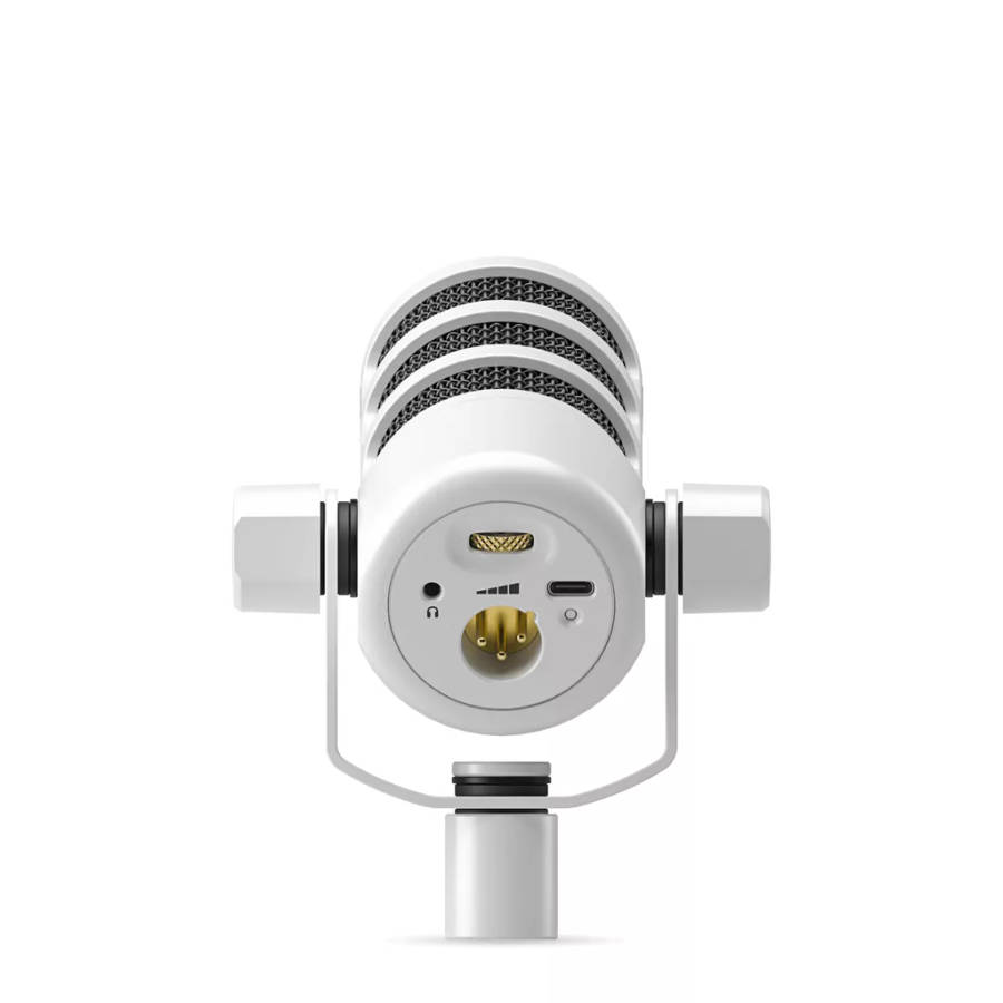Rode PodMic USB Dynamic Broadcast Microphone with XLR & USB Output - White