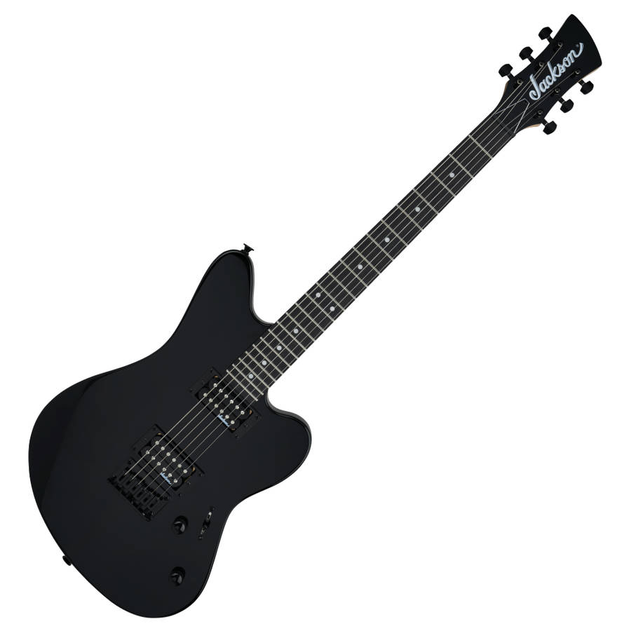Jackson JS22 Surfcaster Electric Guitar - Gloss Black