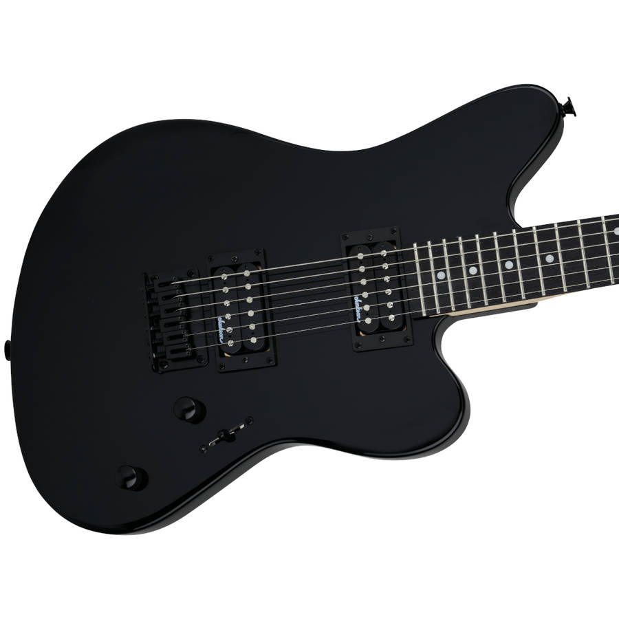 Jackson JS22 Surfcaster Electric Guitar - Gloss Black