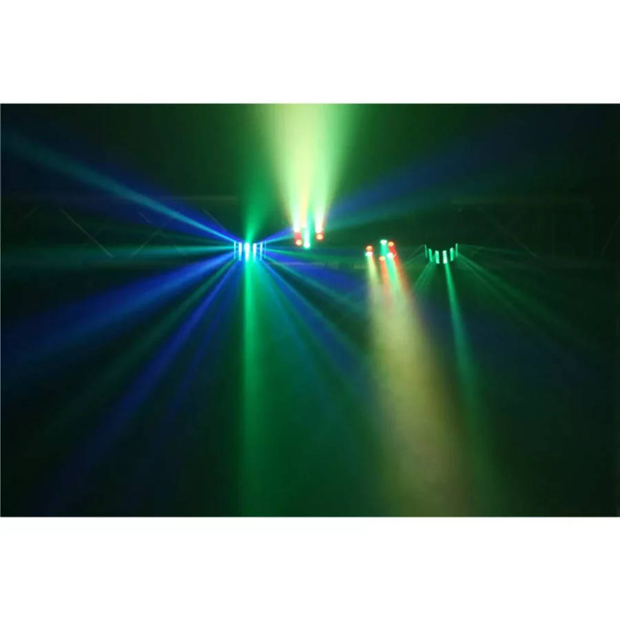 Beamz PARTYBAR2 Lighting Set with 2x LED Par & 2 X Derby 32x 1W RGBW