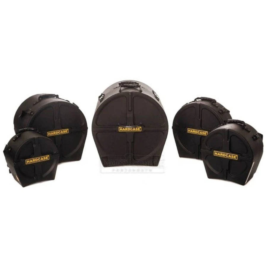 HARDCASE Rock Fusion Drum Case Set  5 Piece