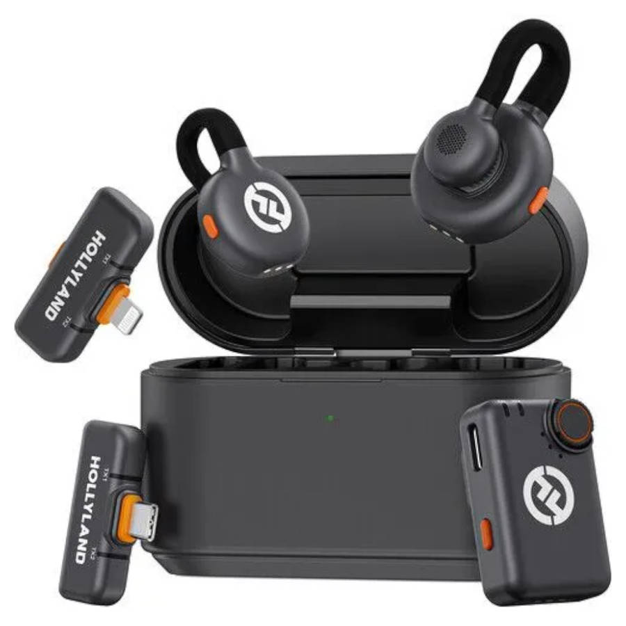 Hollyland LARK M2S Ultimate Combo 2-Person Wireless Microphone System for Cameras and Mobile Devi...