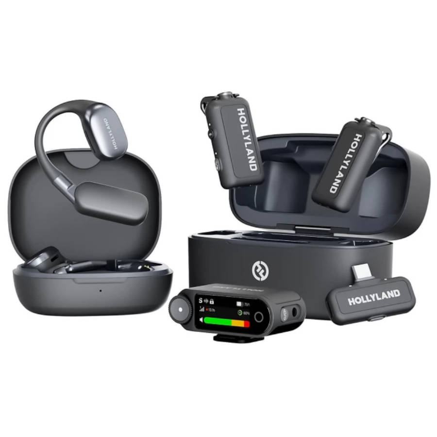 Hollyland LARK MAX 2 Ultimate Combo 2-Person Wireless Microphone System for Cameras and Mobile De...