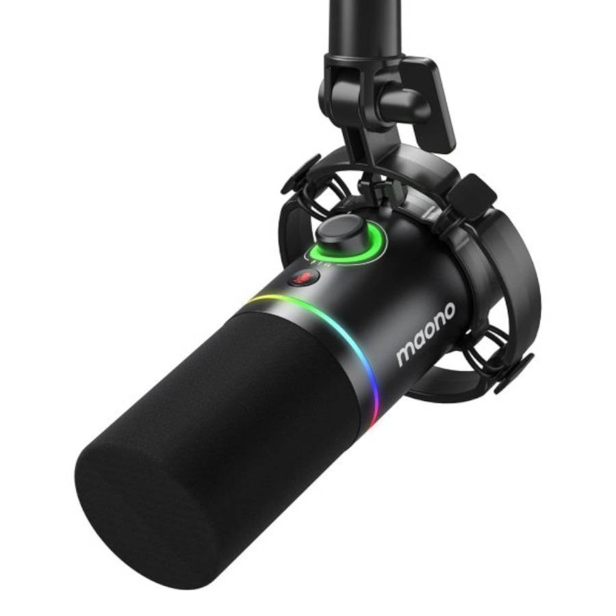 MAONO PD200XS USB/XLR Dynamic Microphone Set with Boom Arm