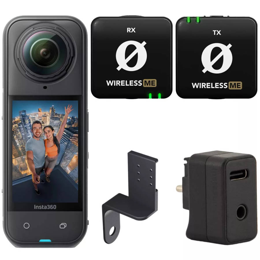 Insta360 X5 Presenter Bundle with Rode Wireless ME Wireless Microphone System