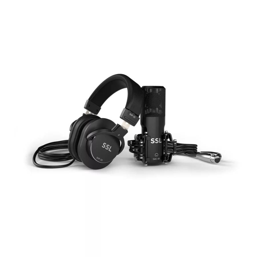 Solid State Logic  SSL2 Recording Bundle with Headphones & Mic