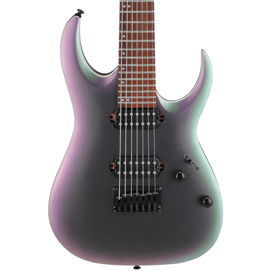 Ibanez Standard RGA742EX 7-string Electric Guitar - Black Aurora Burst Matte