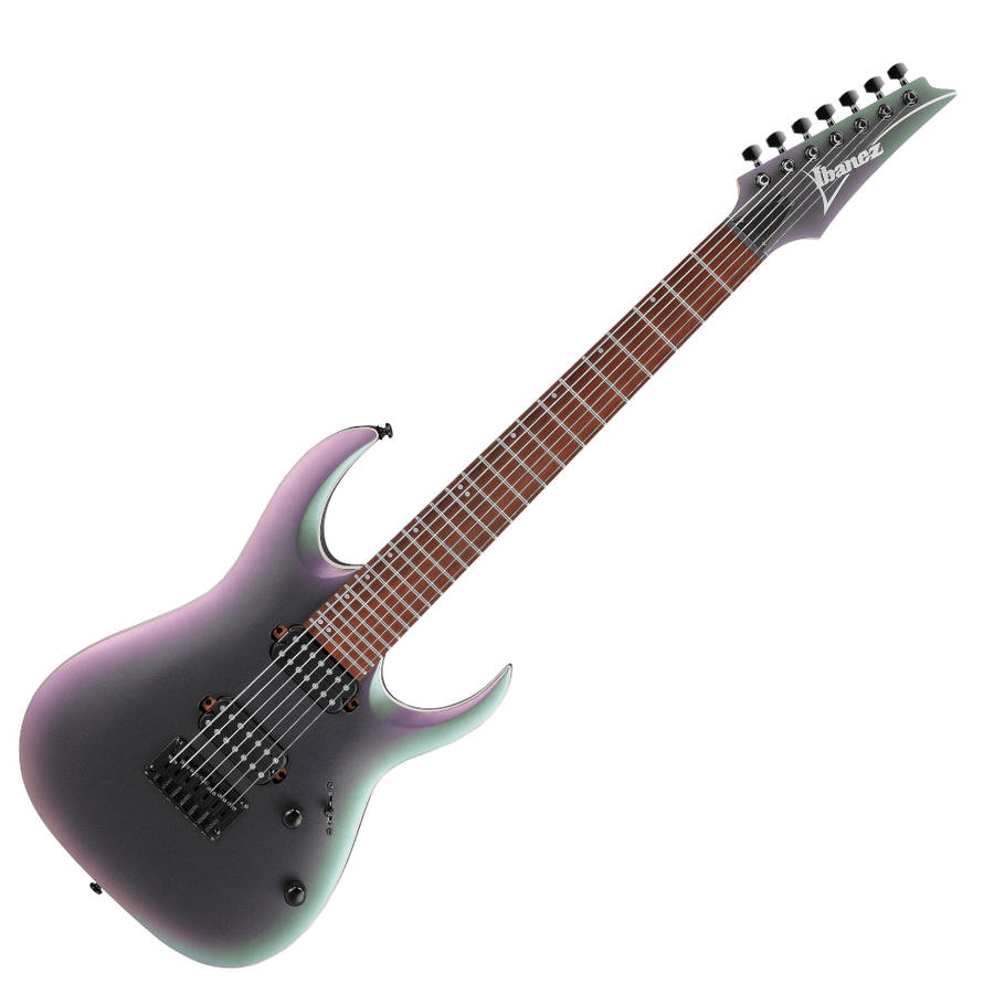 Ibanez Standard RGA742EX 7-string Electric Guitar - Black Aurora Burst Matte
