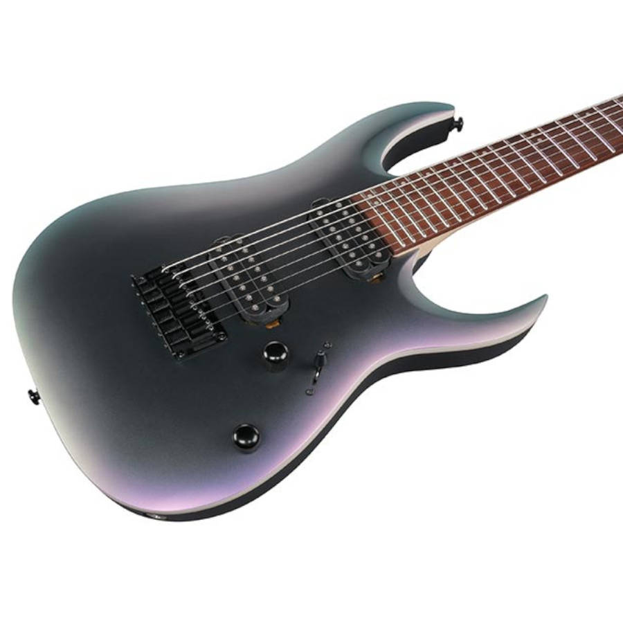 Ibanez Standard RGA742EX 7-string Electric Guitar - Black Aurora Burst Matte
