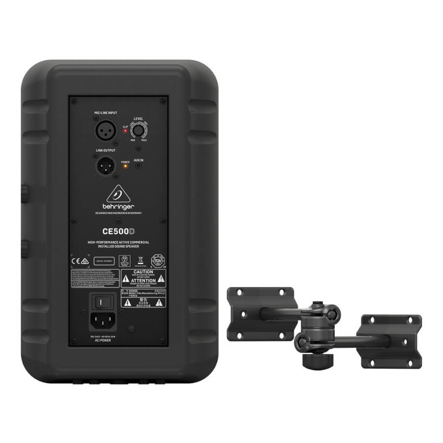 Behringer CE500D Active Commercial Installed Speaker - Black